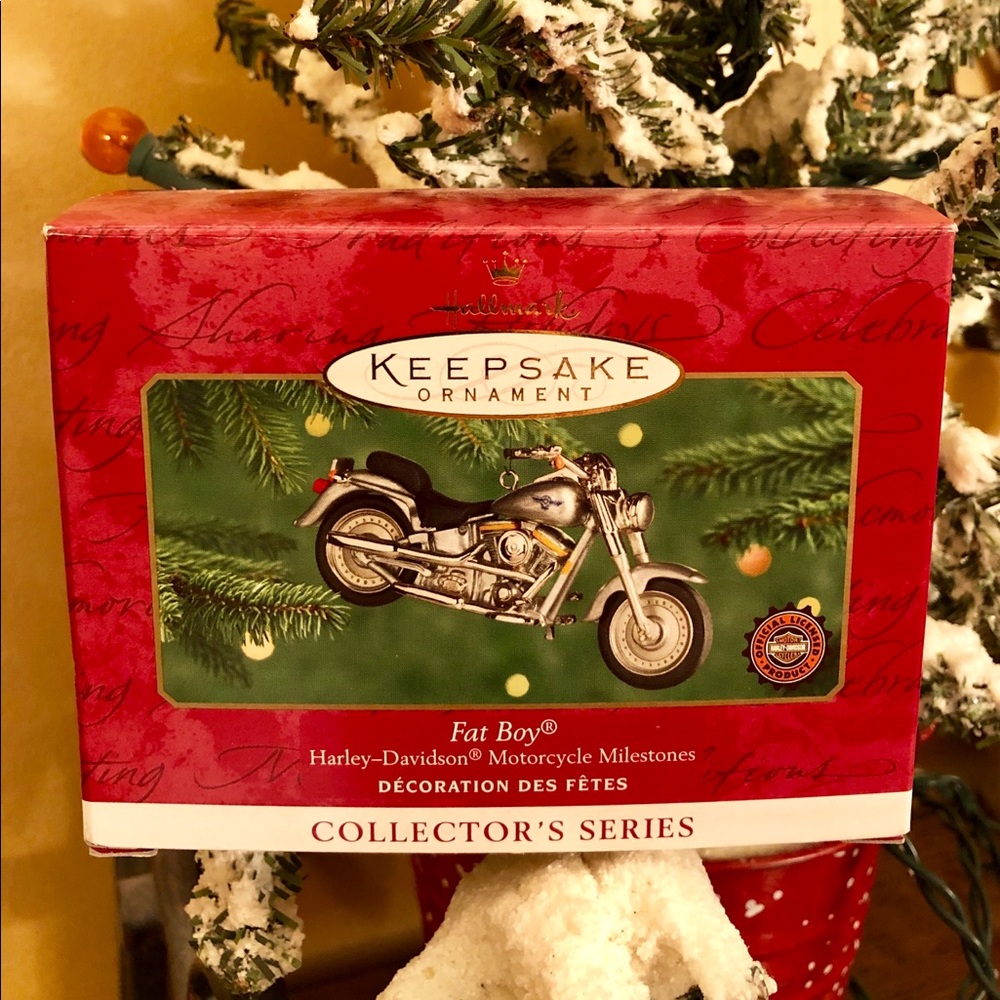 🎄Hallmark 2000 Harley Davidson Fat Boy 🏍